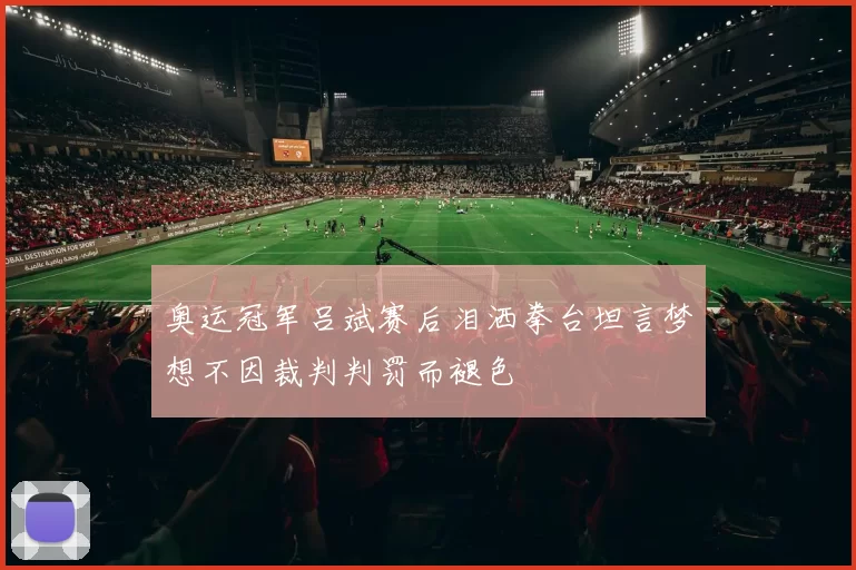 奥运冠军吕斌赛后泪洒拳台坦言梦想不因裁判判罚而褪色